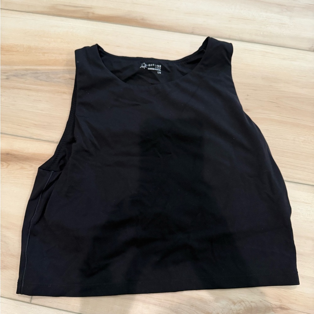 Aerie Black Tank Top for Women